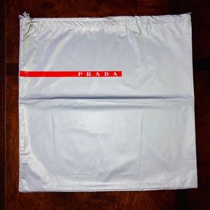 100% authentic vinyl Prada dust bags